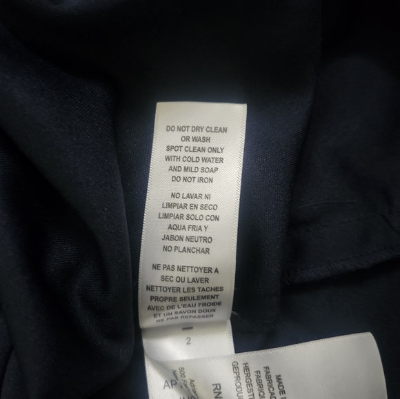 Adrianna Papell Navy Blue A-Line Evening Gown 4 US - Picture 4 of 4